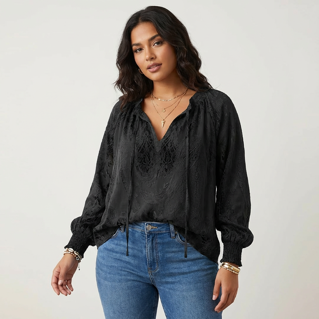 Blouse Dentelle | Bohème, Aérée | Top Romantique Femme