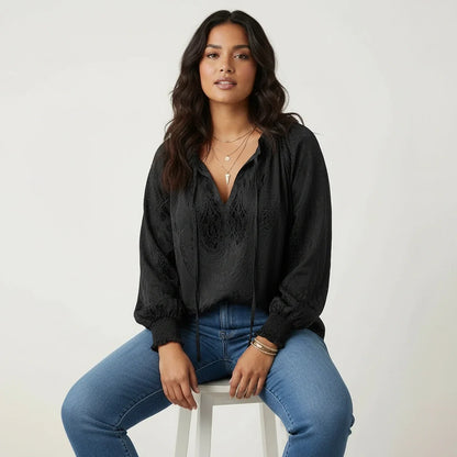 Blouse Dentelle | Bohème, Aérée | Top Romantique Femme