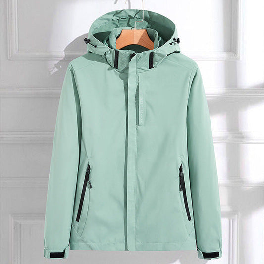 Veste de pluie femme | Imperméable, légère | Avec capuche