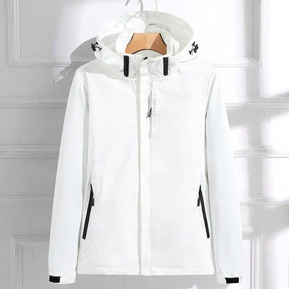 Veste de pluie femme | Imperméable, légère | Avec capuche