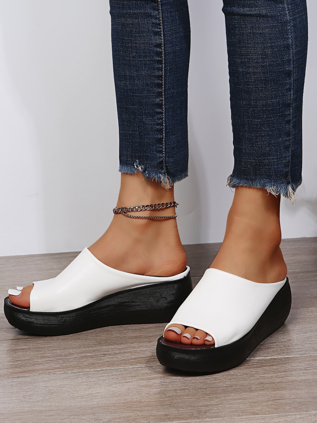 Sandales Compensées Femme | Bout Ouvert, Respirantes, Confortables