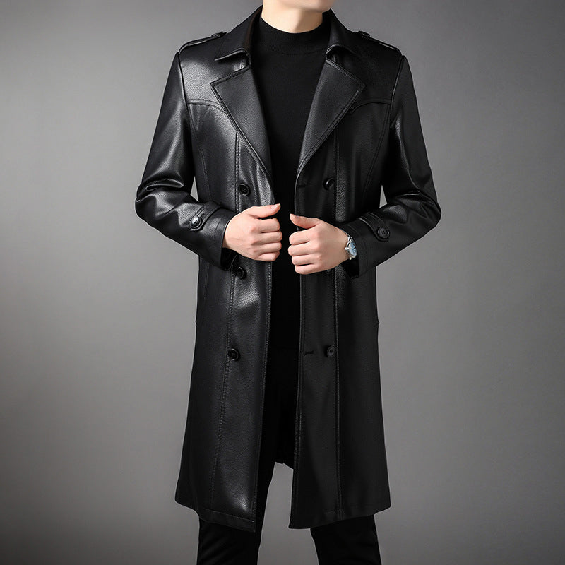 Veste Longue Classique Homme - Élégance Intemporelle - Confort Optimal