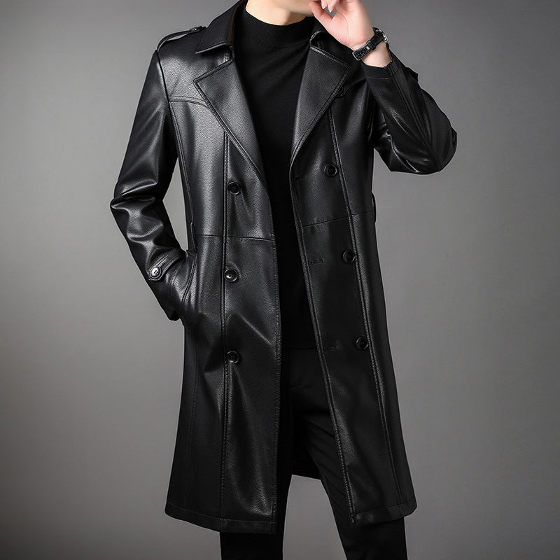 Veste Longue Classique Homme - Élégance Intemporelle - Confort Optimal