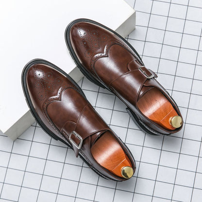 Chaussures Habillées Homme | Monk Strap Cuir, Noir et Marron