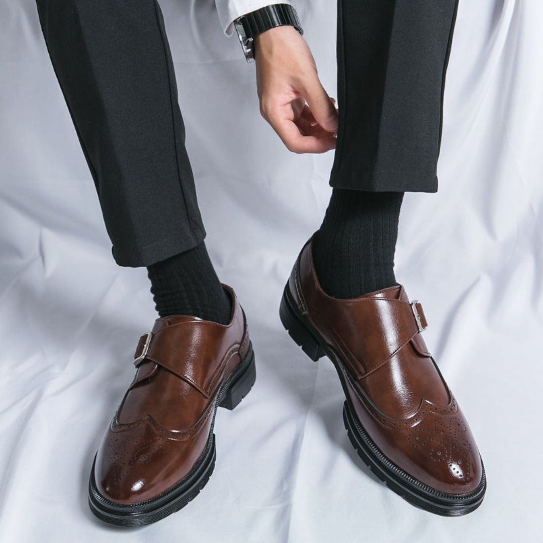 Chaussures Habillées Homme | Monk Strap Cuir, Noir et Marron