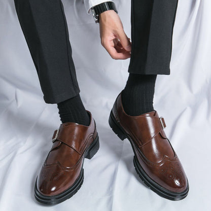 Chaussures Habillées Homme | Monk Strap Cuir, Noir et Marron