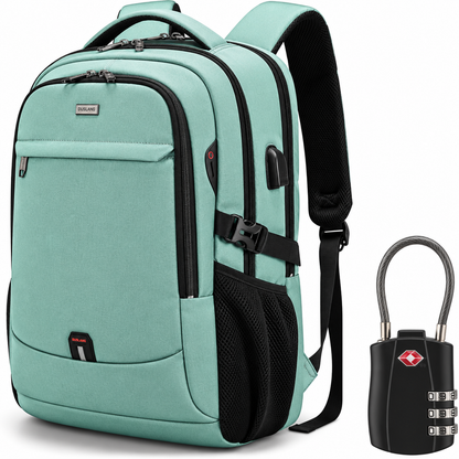 Zaino per computer | Impermeabile, porta USB integrata | Formato 43 cm
