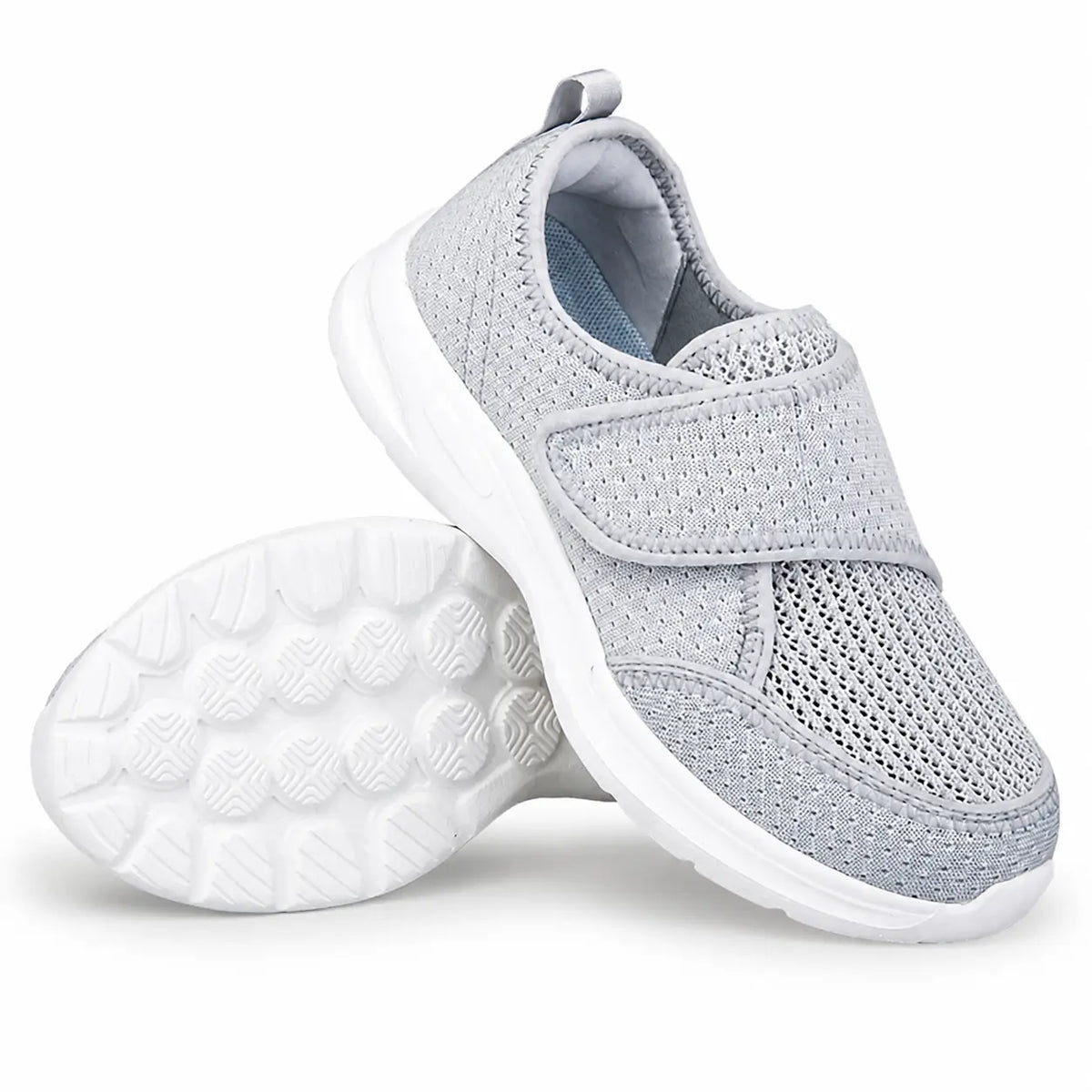 Chaussures orthopédiques larges femme semelle coussinée antidérapante pour pieds gonflés