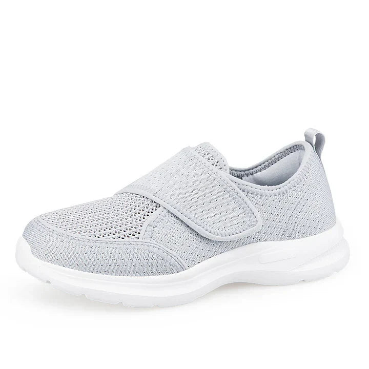 Chaussures orthopédiques larges femme semelle coussinée antidérapante pour pieds gonflés