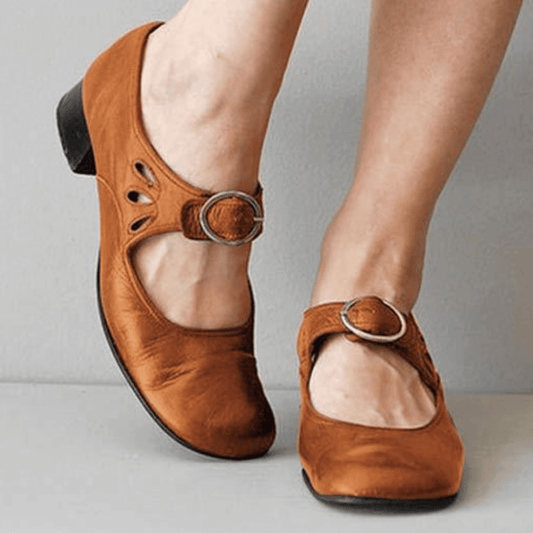 Escarpins Femme | Bride Ajustable, Talon Confort | Style Mary Jane