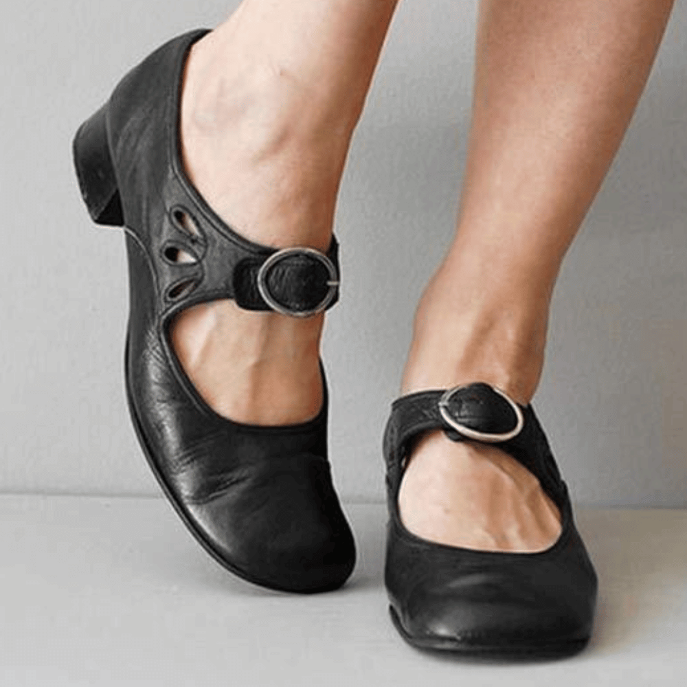 Escarpins Femme | Bride Ajustable, Talon Confort | Style Mary Jane