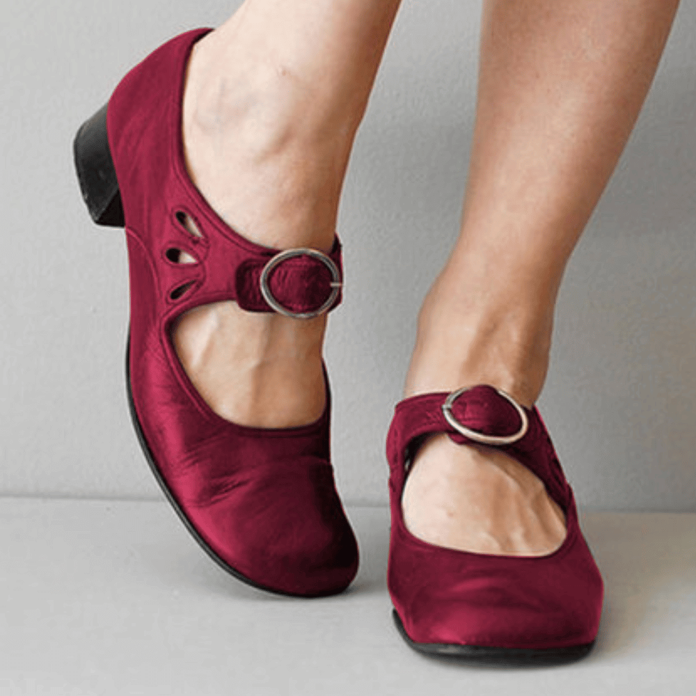 Escarpins Femme | Bride Ajustable, Talon Confort | Style Mary Jane