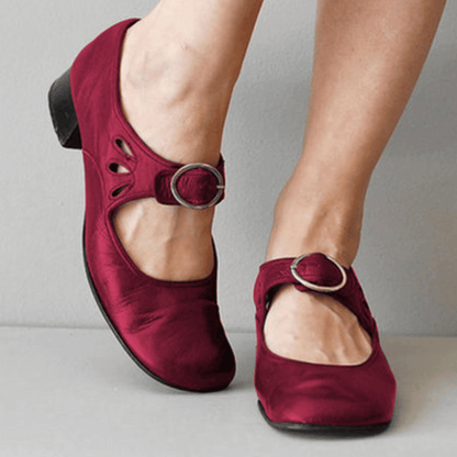 Escarpins Femme | Bride Ajustable, Talon Confort | Style Mary Jane