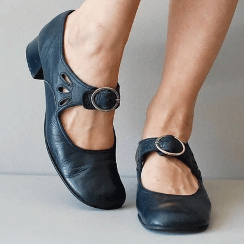 Escarpins Femme | Bride Ajustable, Talon Confort | Style Mary Jane