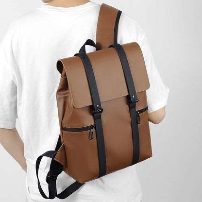 Sac à dos pour cahiers professionnel | Léger, spacieux | Noir et Beige