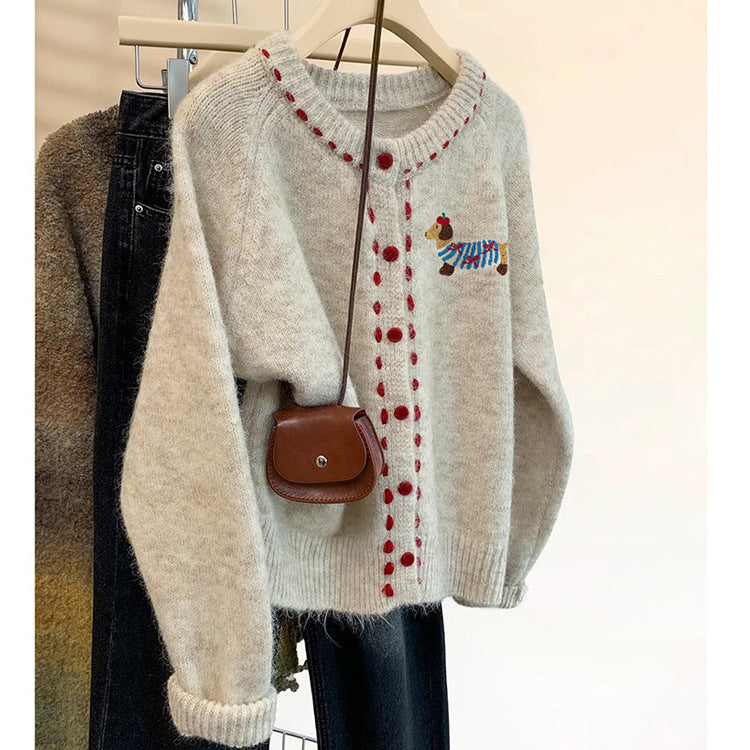 Pull femme | Col rond, tricot épais | Printemps