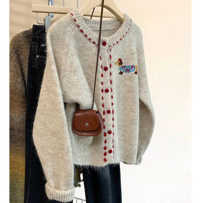 Pull femme | Col rond, tricot épais | Printemps