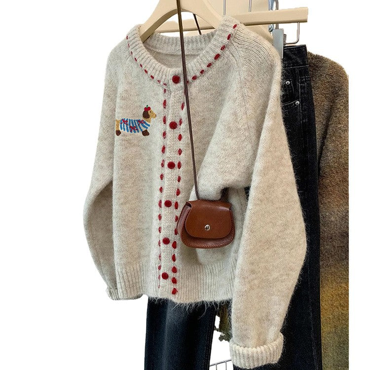 Pull femme | Col rond, tricot épais | Printemps