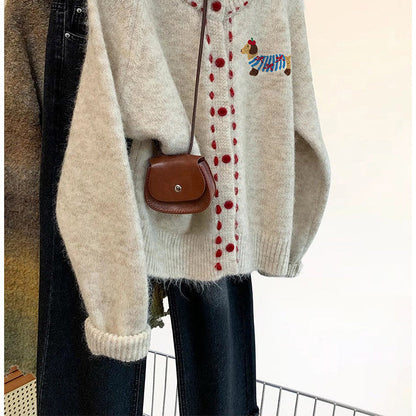 Pull femme | Col rond, tricot épais | Printemps