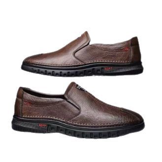 Mocassins cuir homme | Semelle antidérapante, doublure souple