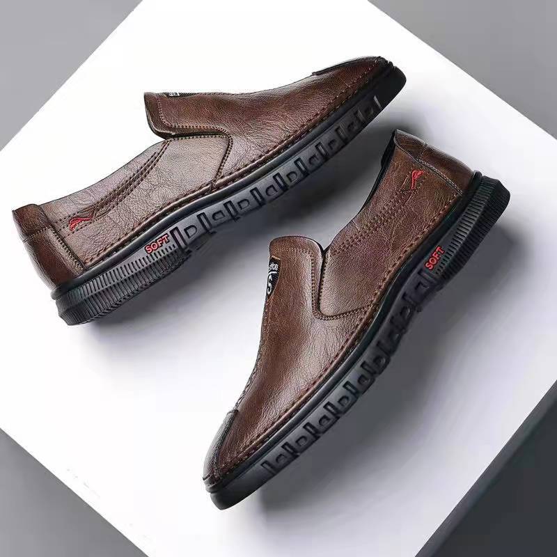 Mocassins cuir homme | Semelle antidérapante, doublure souple