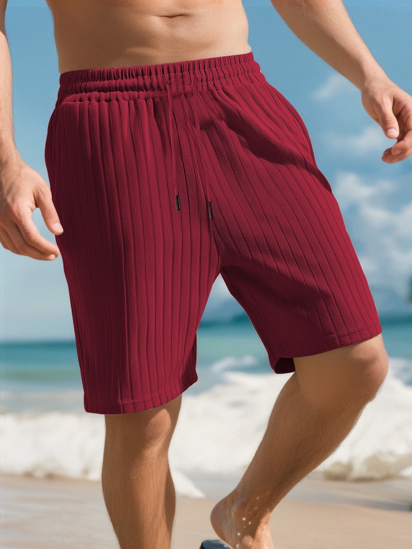 Shorts de bain pour hommes - Technologie régulant l'humidité - Taille élastique