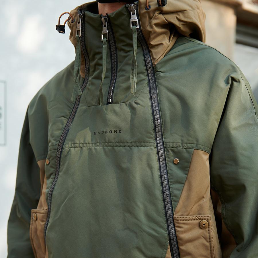 Veste de Pluie Techwear | Colorée, Résistante à l'Eau