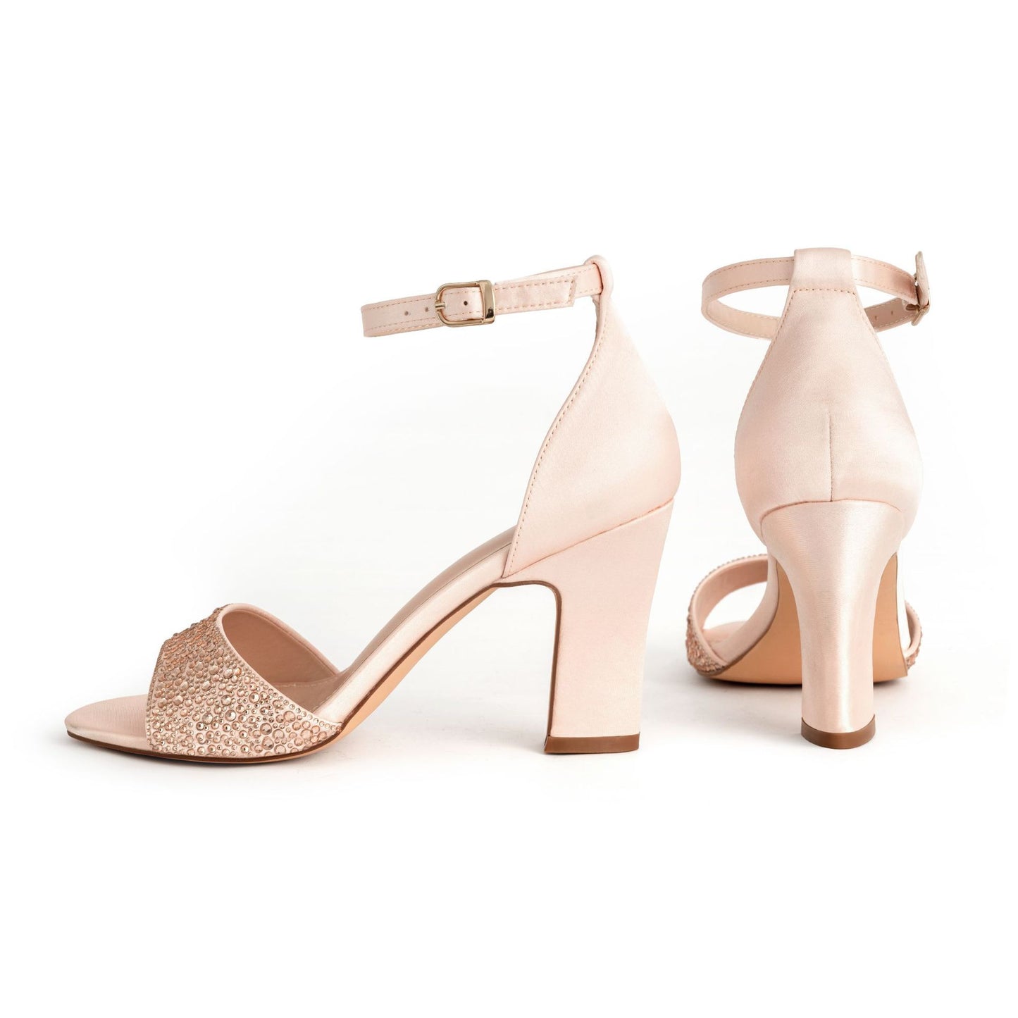 Sandales à talons femme | Été, paillettes, talon large
