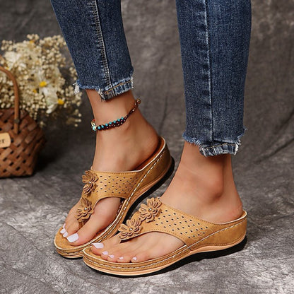Tongs femme | Semelle épaisse, Talon compensé | Grande taille