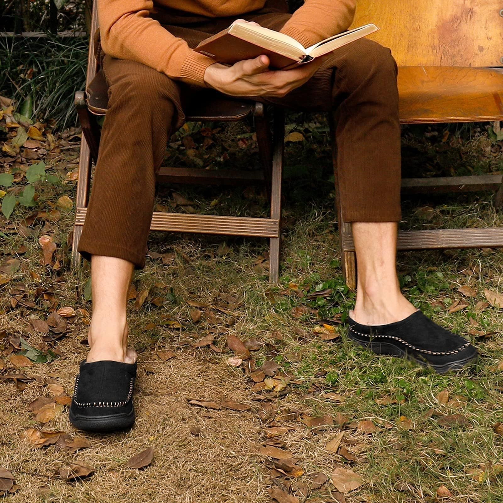 Chaussons doux pour hommes - Confort et style - Idéal pour la maison-Chaussures-PARIS FEMME