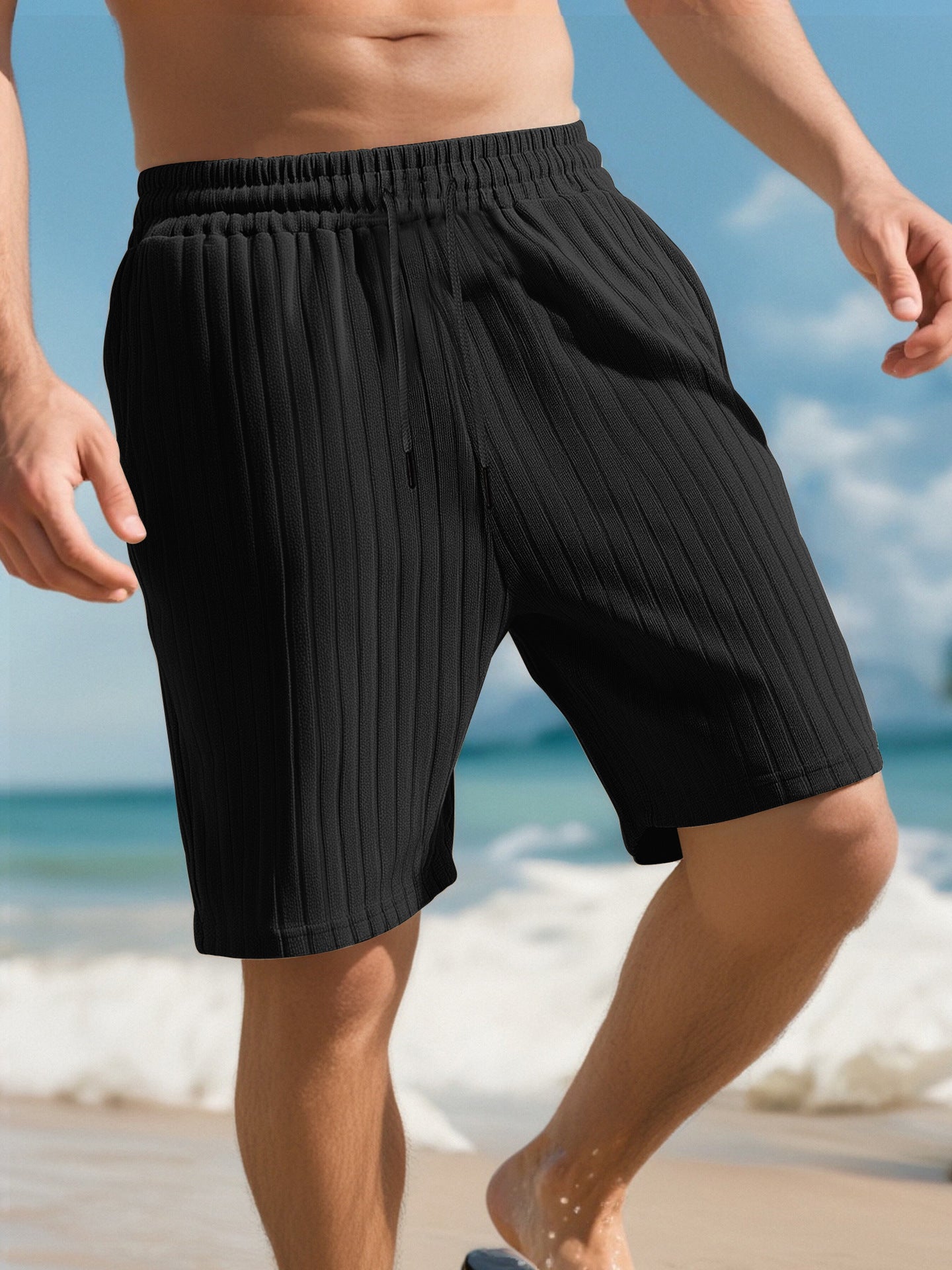 Shorts de bain pour hommes - Technologie régulant l'humidité - Taille élastique