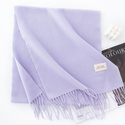 Écharpe femme | Chaude, douce et élégante | Écharpe d'hiver à franges