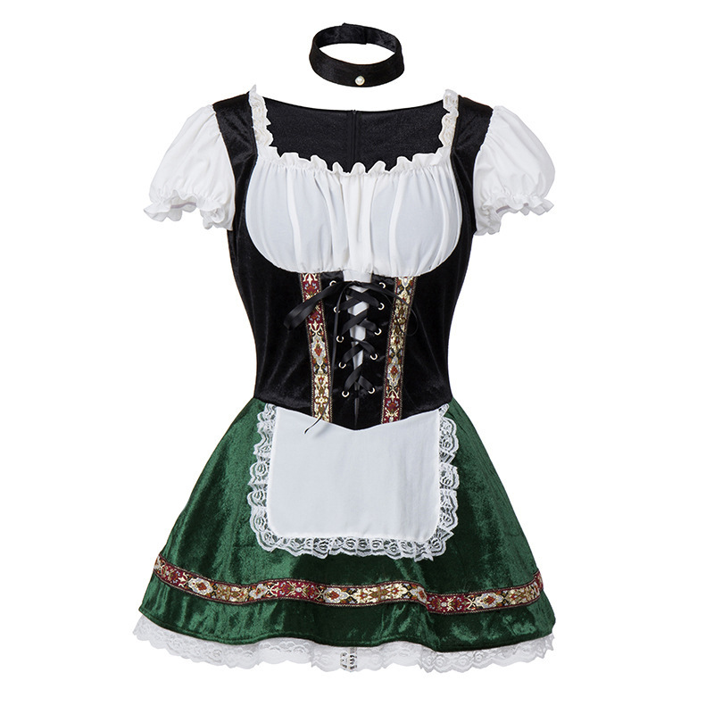 Robe Mini Dirndl Élégante - Matériau de Haute Qualité - Trachten Oktoberfest
