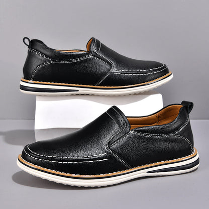 Mocassins Cuir Homme | Confort Souple | Noir, Marron, Bleu