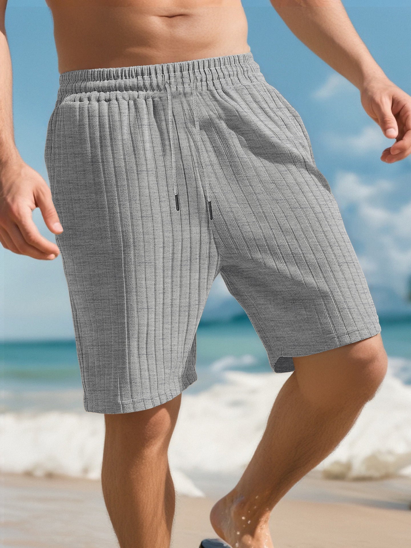 Shorts de bain pour hommes - Technologie régulant l'humidité - Taille élastique