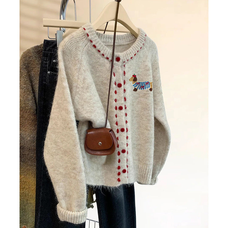 Pull femme | Col rond, tricot épais | Printemps