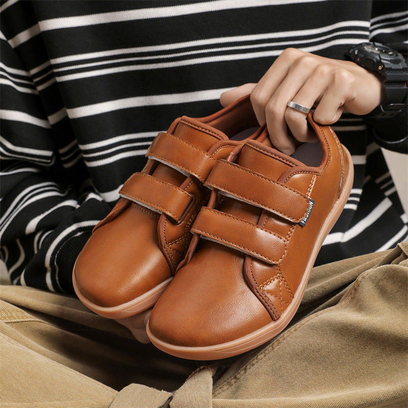 Chaussures de marche homme | Fermeture velcro | Cuir synthétique