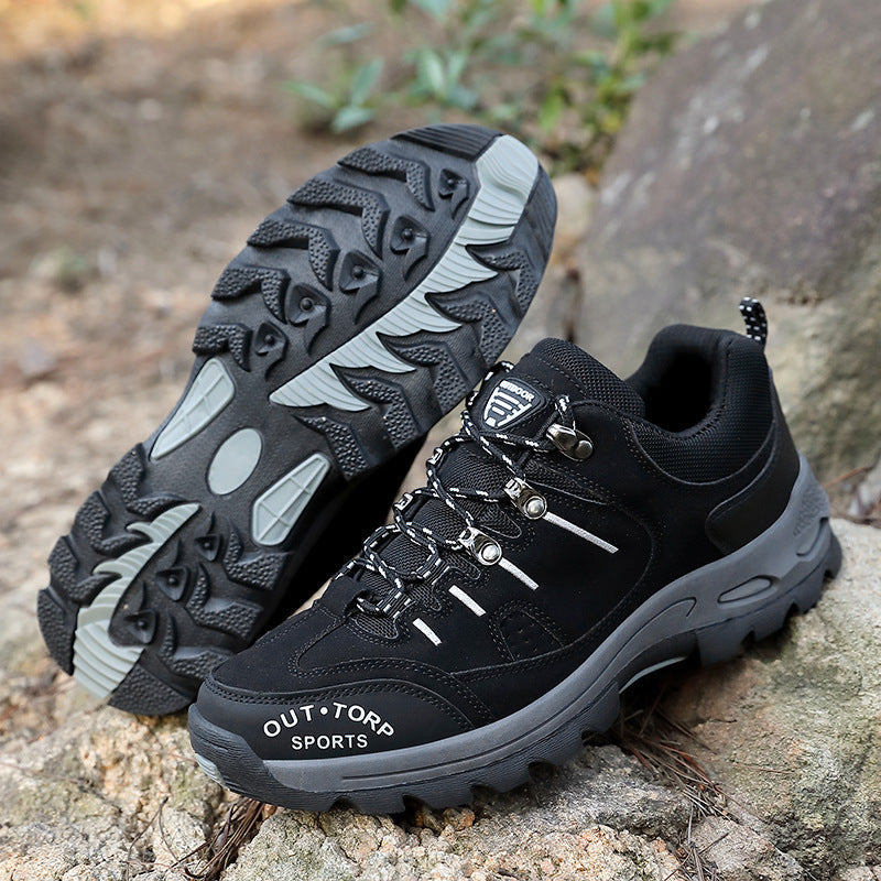 Chaussures trekking homme élégantes - Lacées - Confort et Adhérence