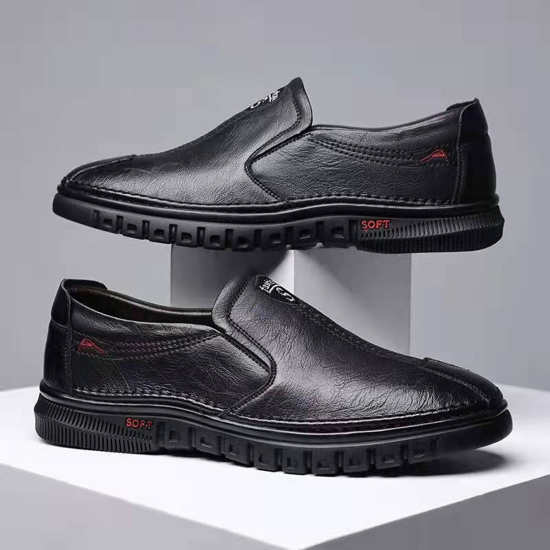 Mocassins cuir homme | Semelle antidérapante, doublure souple