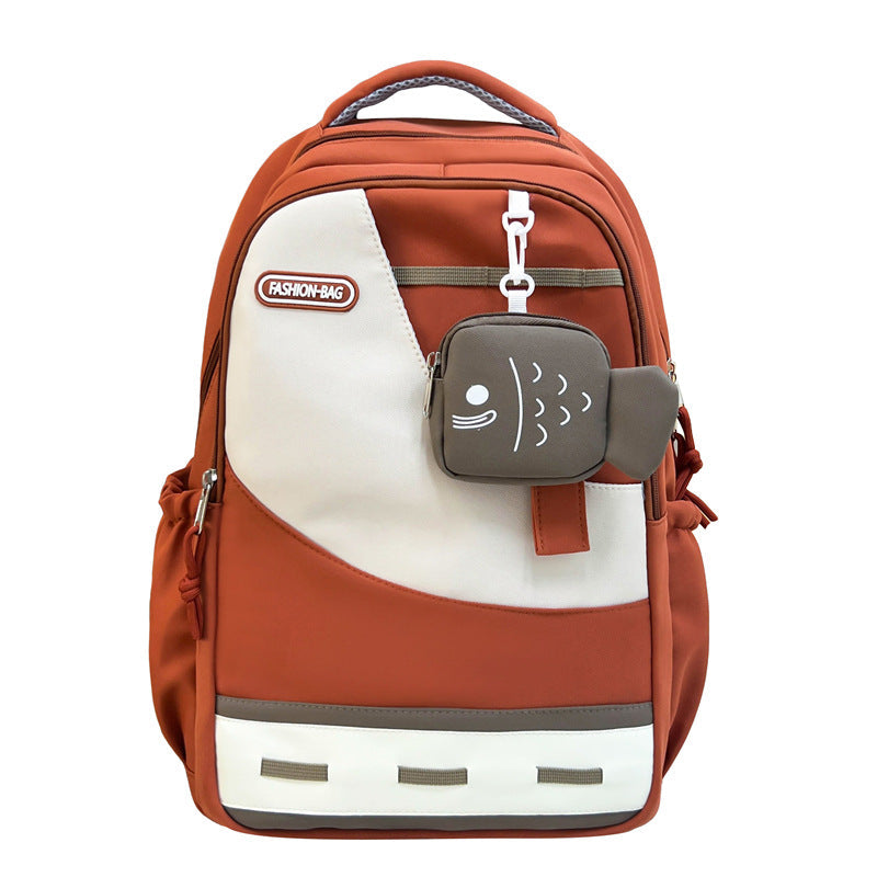Sac à dos femme | Rangement multifonctionnel, pendentif poisson