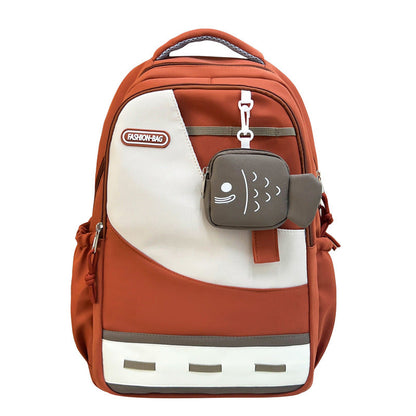 Sac à dos femme | Rangement multifonctionnel, pendentif poisson
