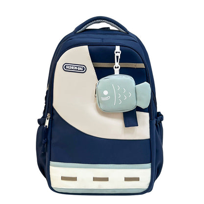 Sac à dos femme | Rangement multifonctionnel, pendentif poisson