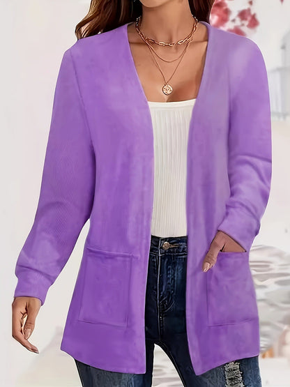 Cardigan femme | manches longues, grandes tailles | automne