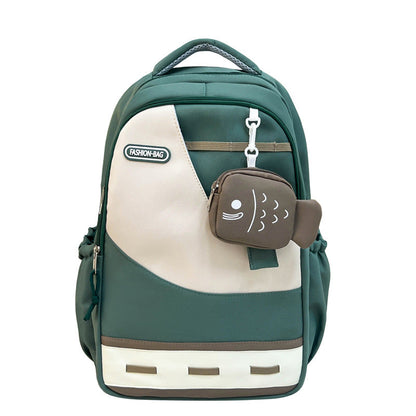 Sac à dos femme | Rangement multifonctionnel, pendentif poisson