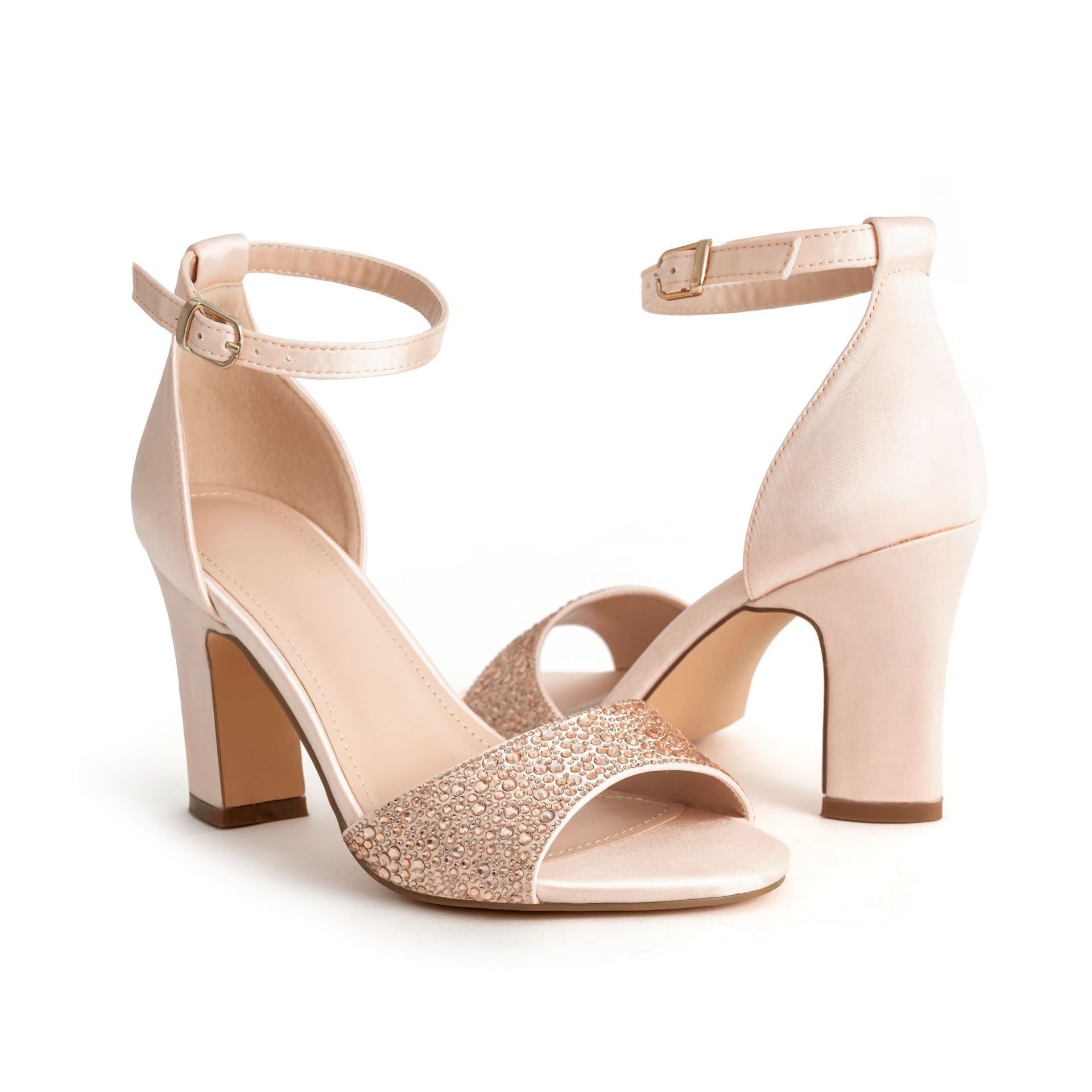 Sandales à talons femme | Été, paillettes, talon large