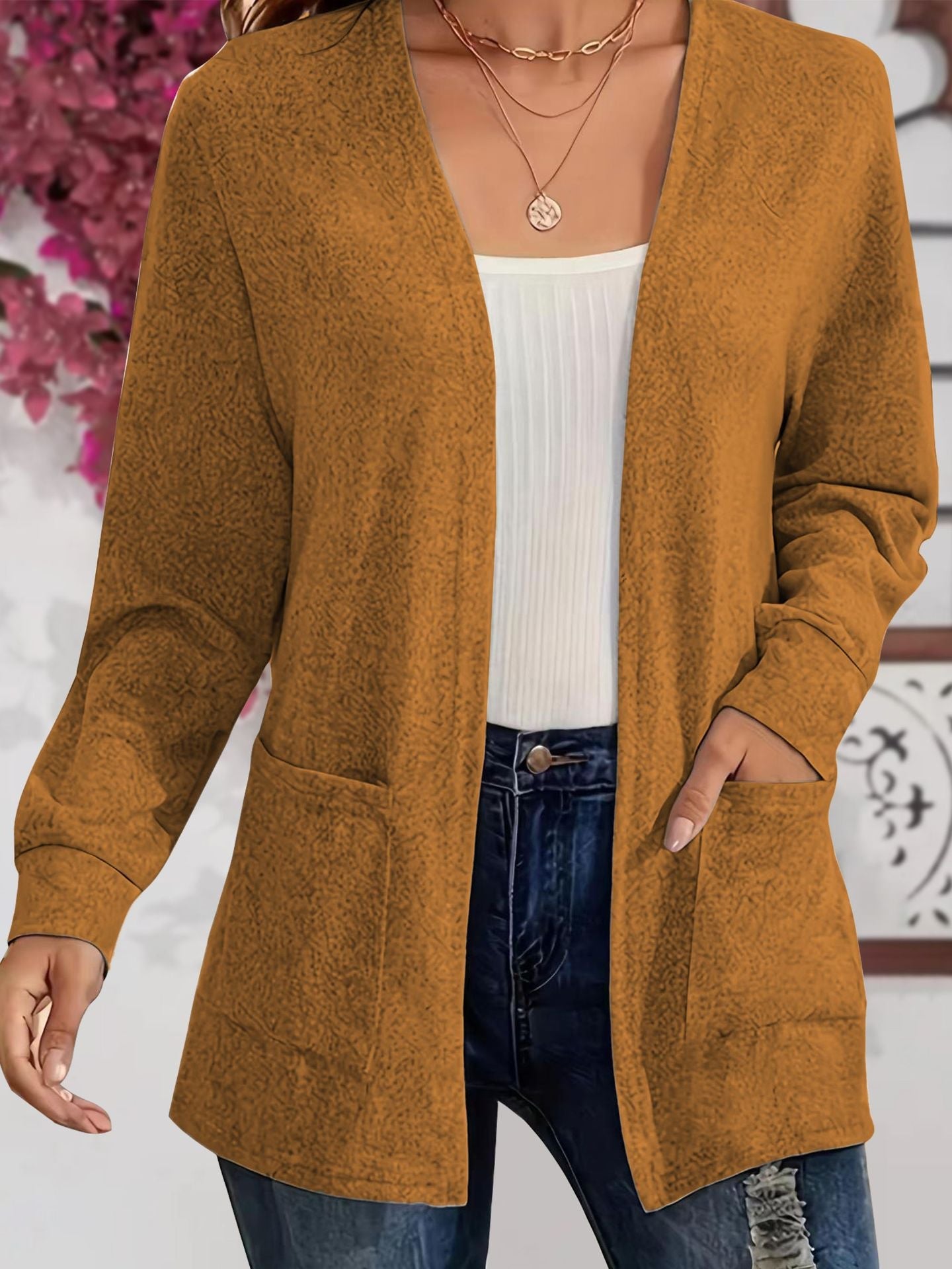 Cardigan femme | manches longues, grandes tailles | automne