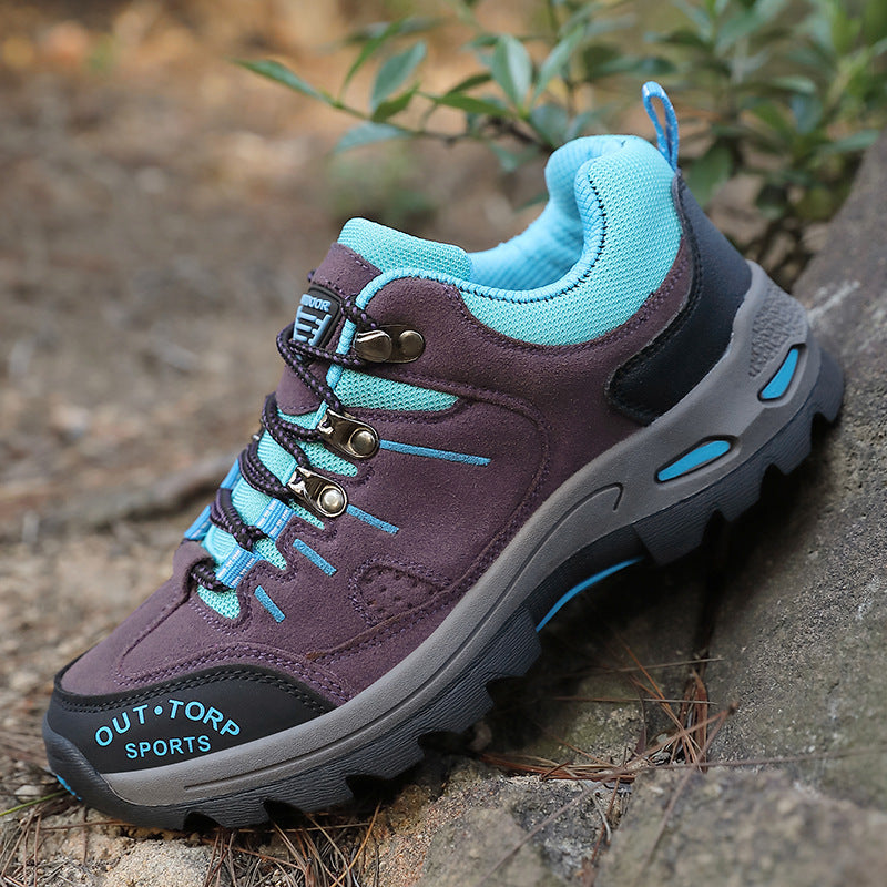 Chaussures trekking homme élégantes - Lacées - Confort et Adhérence