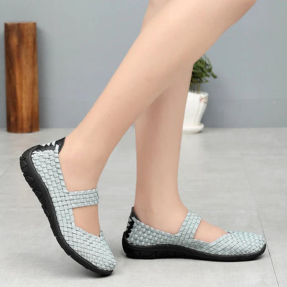 Baskets slip-on femme semelle orthopédique amortie