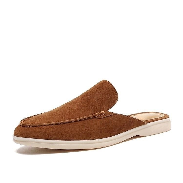 Hommes Mocassins Slip On Talon Ouvert