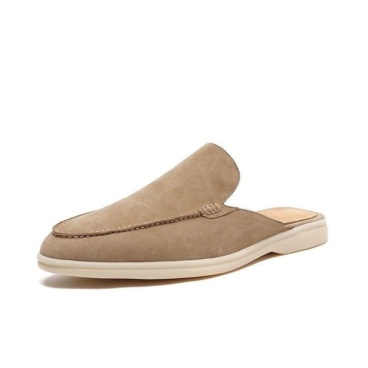 Hommes Mocassins Slip On Talon Ouvert